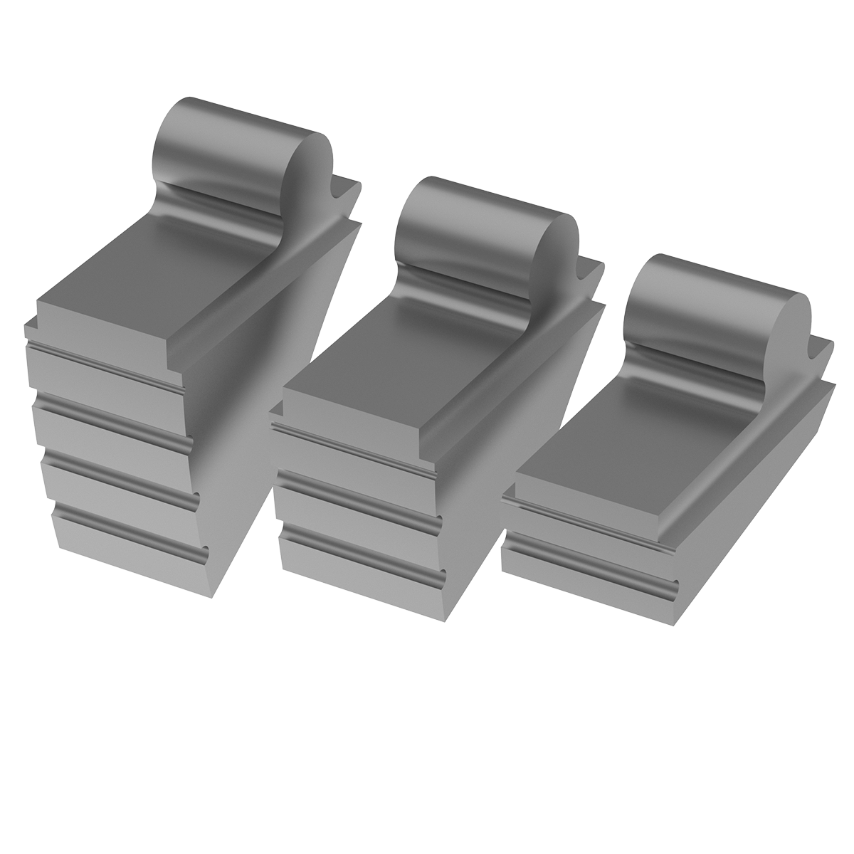 Anschlagsätze für 16mm Systembreite