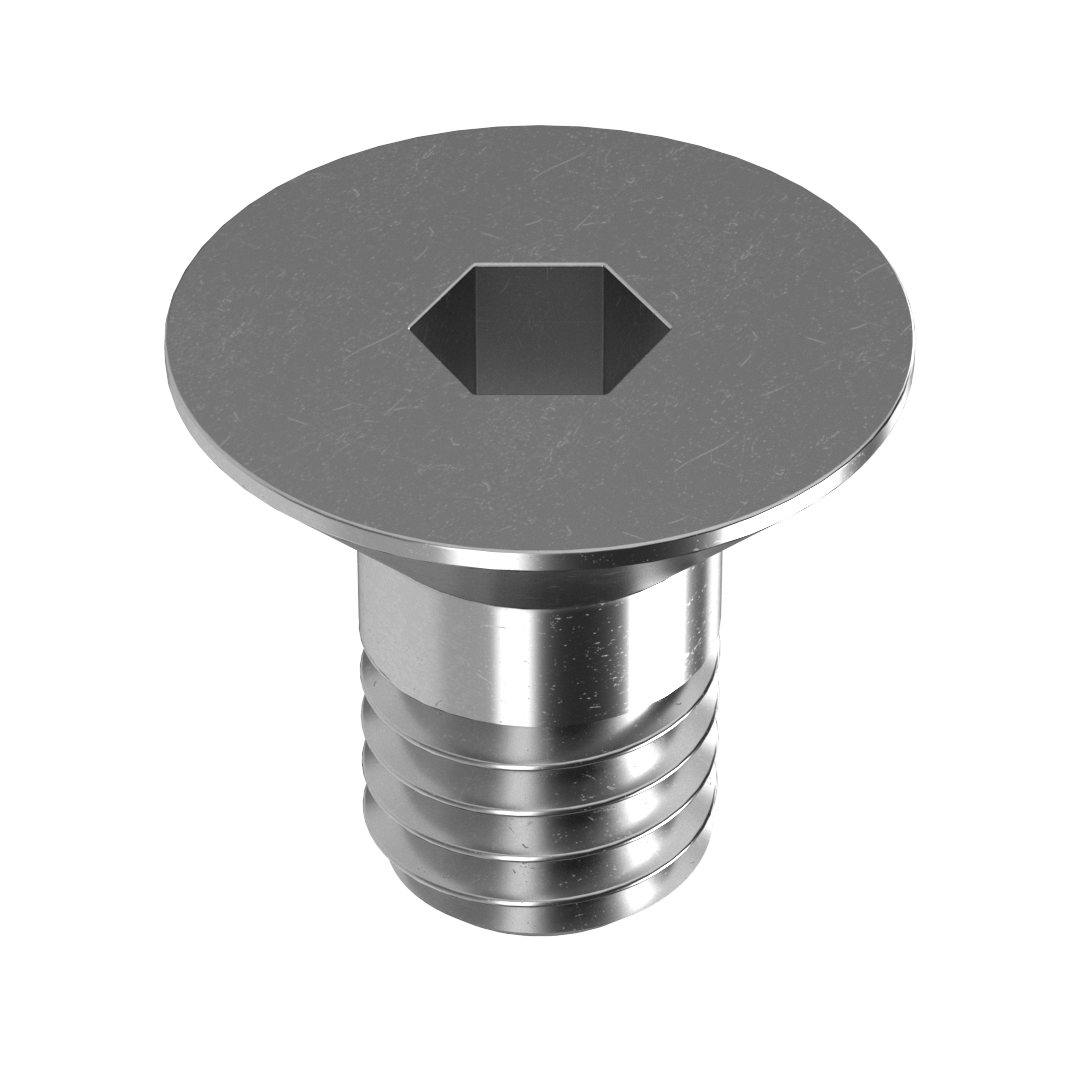 Senkschraube mit Innensechskant und Ansatz Senkschraube mit Innensechskant und Ansatz