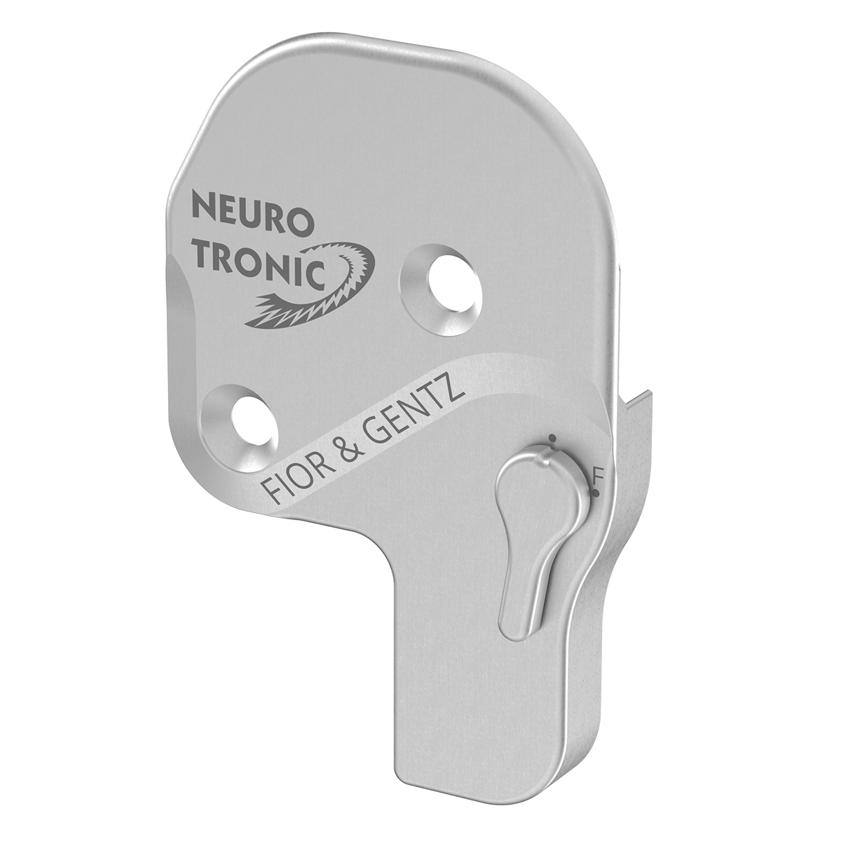 Deckplatte mit Bedienhebel