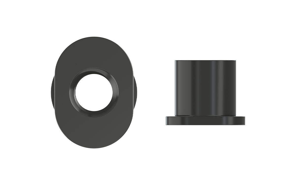 Splintbolzen, Flansch=1mm